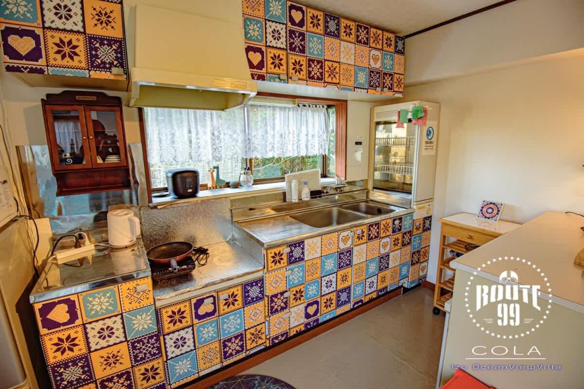 Villa 【マリンブルー風オーシャンビュー】貸切ヴィラ　wifi付/bbq可能/最大6名/無料駐車場 Higashiizu